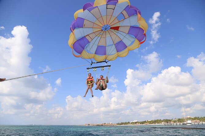 Parasailing & Beach Club With Transportation in Riviera Maya - Included Features