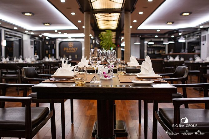 Peony Cruise Luxury Cruise in Halong Bay & Lan Ha Bay (2D1N) - Onboard Amenities