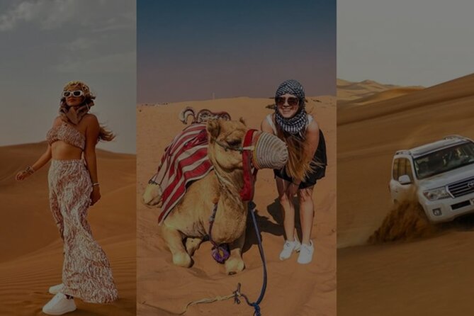 Premium Evening Desert Safari Dubai With Camel Ride & BBQ Dinner - Pickup and Transportation