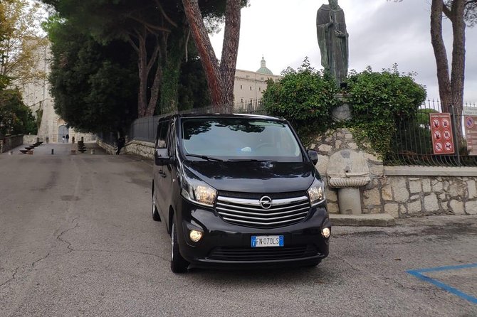 Private Departure Transfer: Umbria Hotels to Rome Fiumicino Airport or Rome Hotels - Vehicle Amenities and Capacity