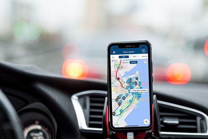 Quebec City Self-Guided Driving Audio Tour - Offline Maps and Hands-Free Operation