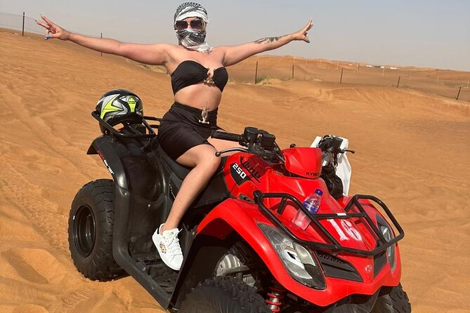 Red Dunes Sunset Desert Safari With Quad Bike Option & Camel Ride - Scenic Camel Ride