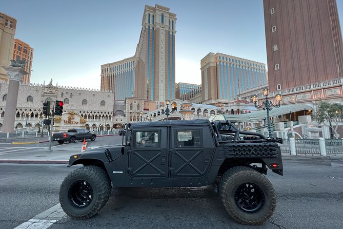Rent a Custom Military Hummer H1 in Las Vegas - Inclusions