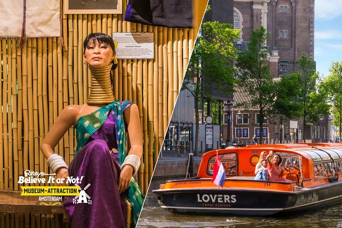 Ripleys Believe It or Not Amsterdam & 1-Hour Canal Cruise - Ticket Information