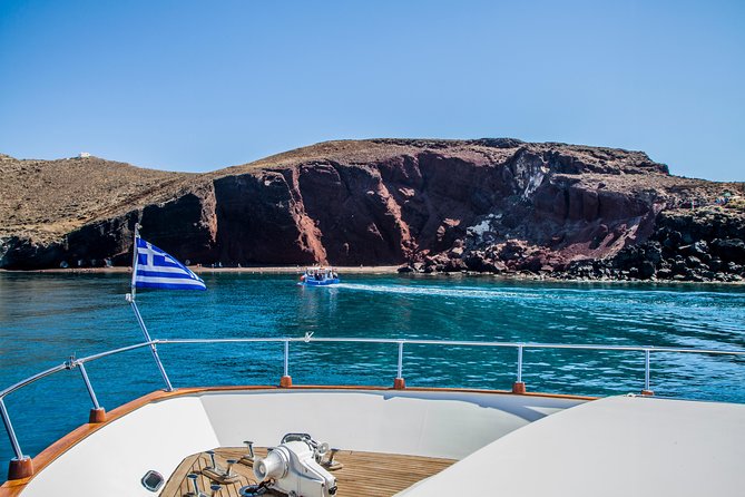Santorini: Motor Yacht Day Cruise With 5-Course Lunch - Start Time and Departure