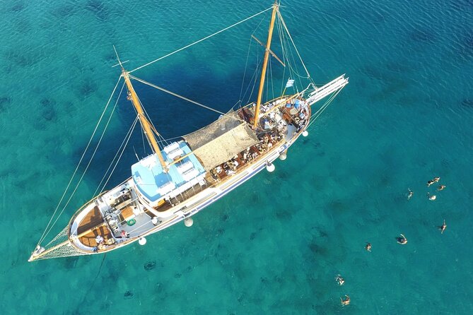 Shared Cruise From Mykonos to Ancient Delos & Rhenia Island - Onboard Lunch Experience