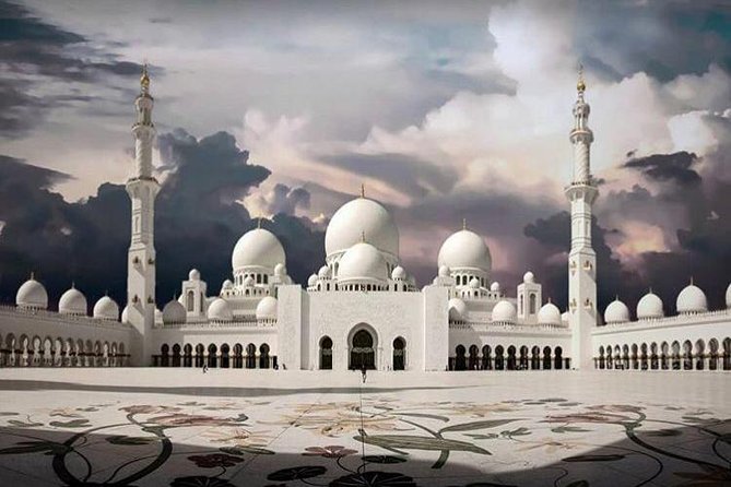 Sheikh Zayed Grand Mosque Abu Dhabi ! Private Tour From Dubai - Floral Mosaic Design of Grandeur