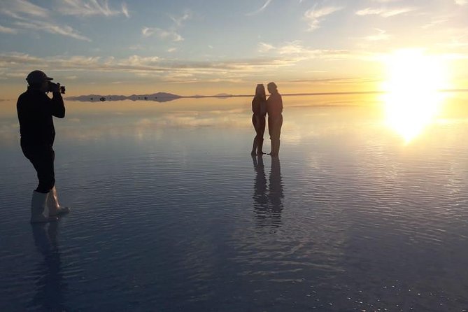 Spectacular Sunset in Uyuni Salt Flats From Uyuni - Pickup and Departure Details