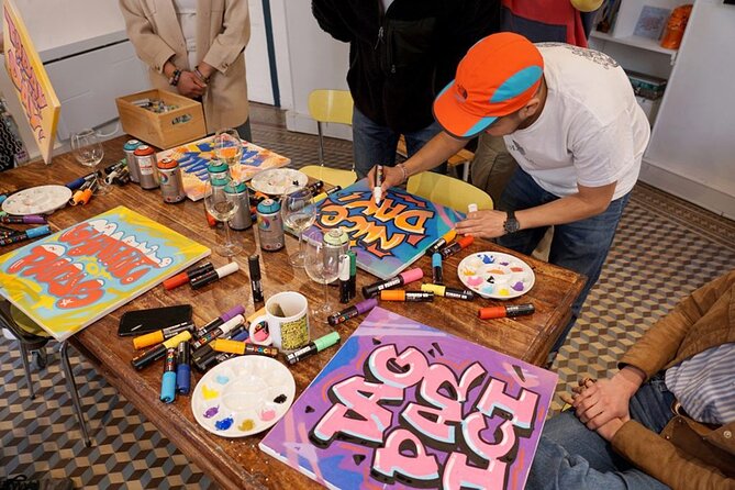 Street Art Workshop on Canvas - Supplies and Materials