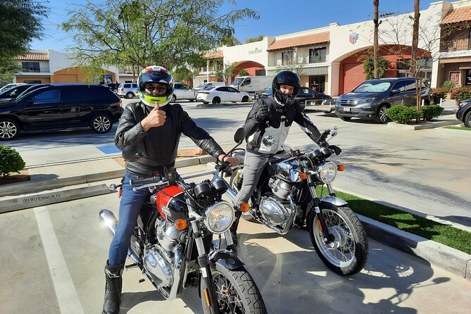 Street Motorcycle Rental in Greater Palm Springs Area - Rental Schedule and Meeting Point