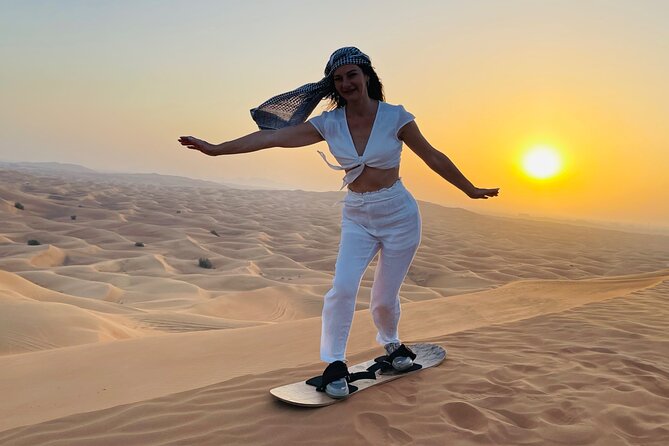 Sunrise Desert Safari With Sand Boarding and Camel Ride - Tranquil Desert Dawn