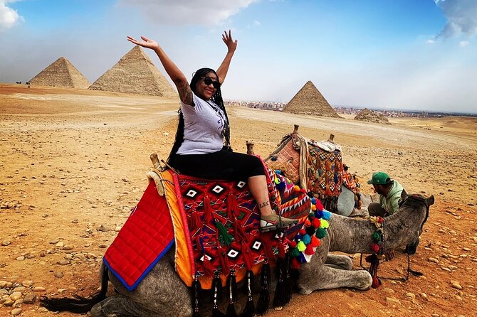 Sunset Camel Ride and Light Show From Cairo - Light Show Highlights