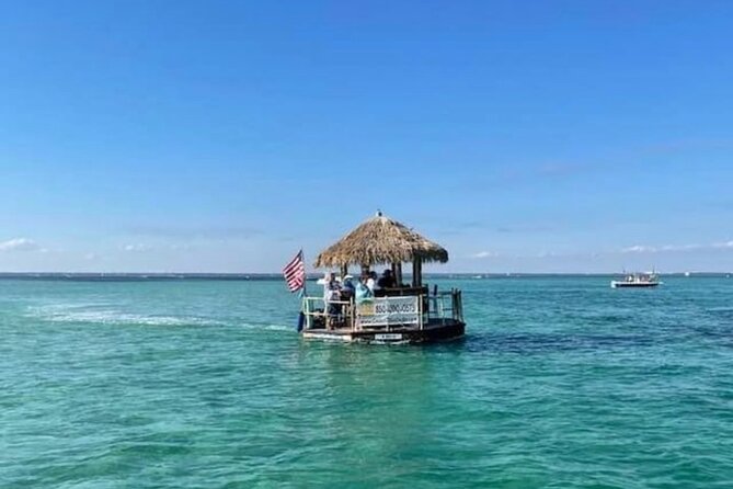 Sunset Cruise 1.5 Hour Lower Grand Lagoon - Unique Tiki Bar-Inspired Vessel