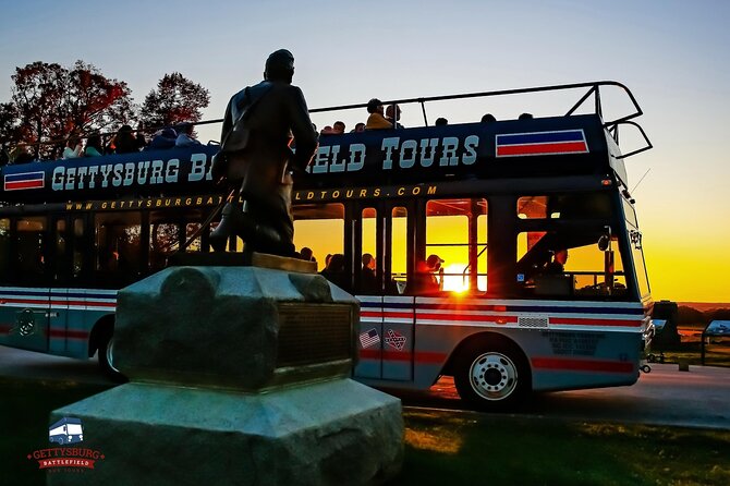 Sunset Double Decker Bus Tour in Gettysburg - Tour Inclusions