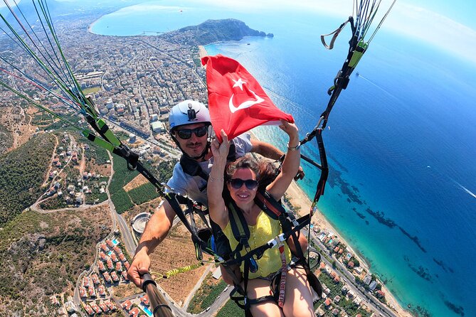 Tandem Paragliding in Alanya With Professional Licensed Pilots - Inclusions