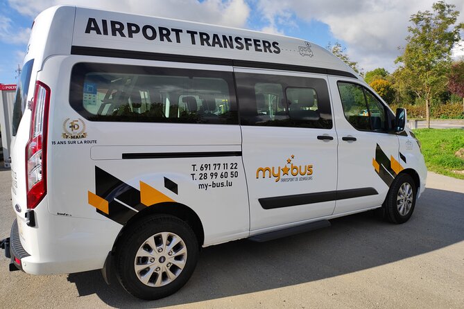 Transfers in Minibus - Lux (LUX-AIRPORT-LUX-CITY)(10kms Inclued) - Airport Pickup and Drop-off