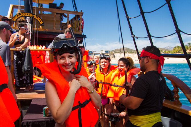Treasure Hunt Snorkeling Lunch Cruise From Cabo San Lucas - Snorkeling and Swimming