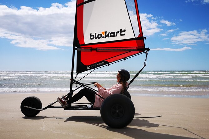 Wild Beach Single Handed Blokart Safari - Meeting and Pickup
