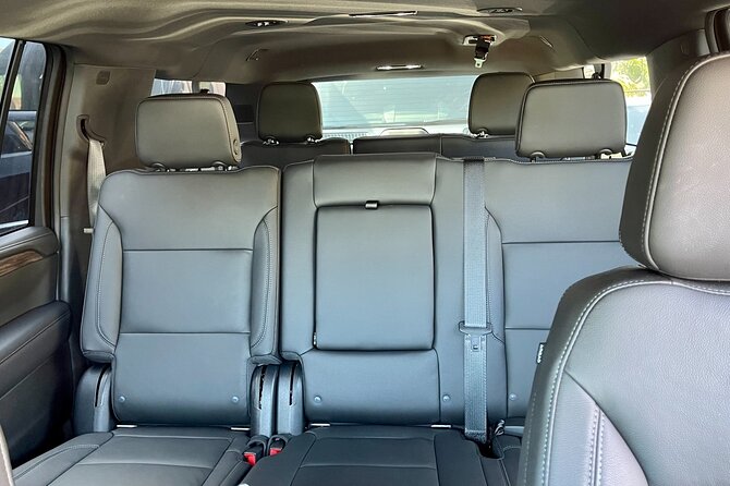 Winery and Vineyard Transportation in Luxury Full Size Black SUV - Pickup and Drop-off