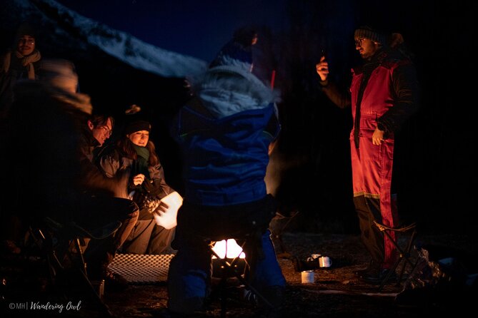 Winter Night Campfire With Chances of Seeing Northern Lights - Campfire Menu