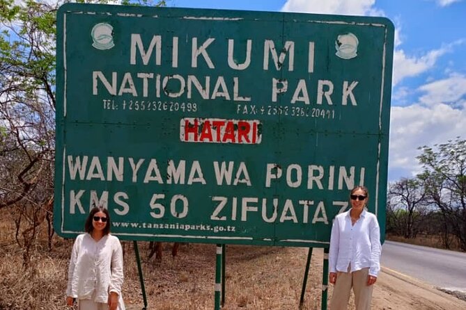 2 DAYS ZANZIBAR TO MIKUMI Flight Safari - Wildlife Encounters