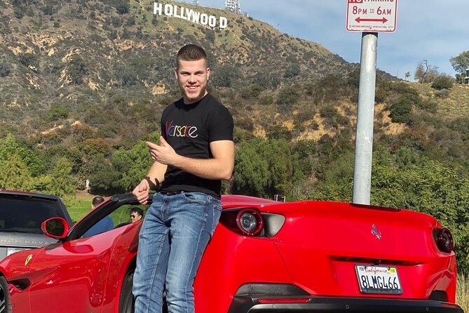 50 Minute Private Ferrari Driving Tour to the Hollywood Sign - Guided Experience