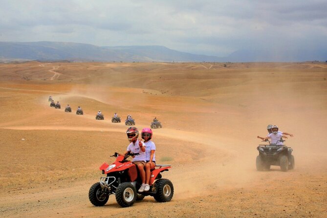 Agafay Desert Family Package: Quad Bike & Camel Ride, Dinner Show - ATV Adventure in the Desert