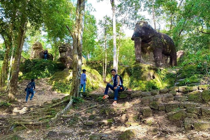 Amazing Cliff - Phnom Kulen National Park & Koh Ker Group Temple - Exploring Koh Ker Temples