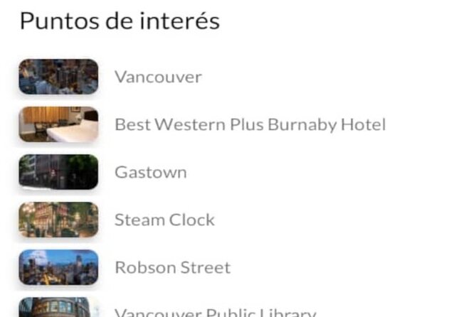 APP Self-Guided Routes Vancouver With Audio Guide - Accessibility and Participation