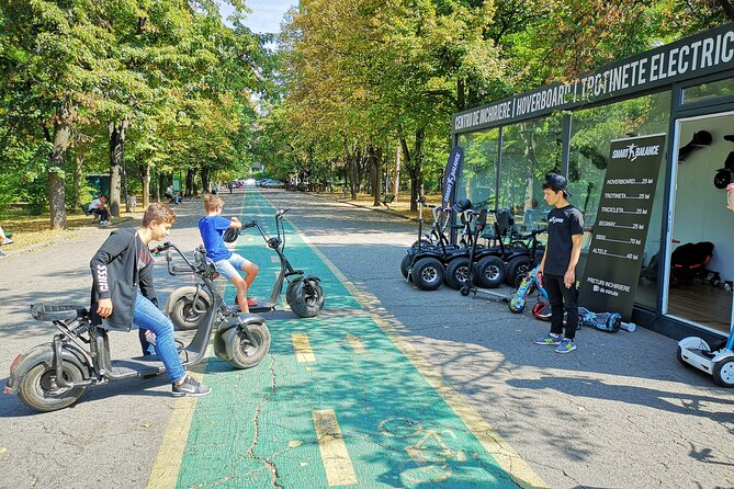 Bucharest Electric City Tour + SB Electric Center No Need Driver Licence #Green - Driver License Requirements