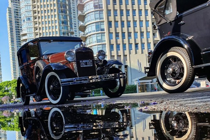 Buenos Aires Tour in a Luxury Vintage Car With Dinner and Show in Rojo Tango - Pickup and Departure