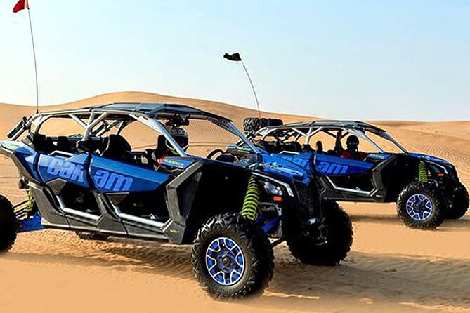 CAN AM 04 Seater Self Drive With Camel Riding and Sand Skiing - Pickup and Participant Details