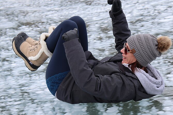 Canadian Rockies Abraham Lake Ice Bubbles Helicopter Tour - Booking Details
