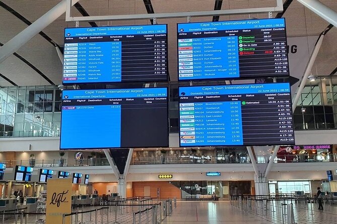 Cape Town Private Airport Transfer to City Hotels - Service Area and Location