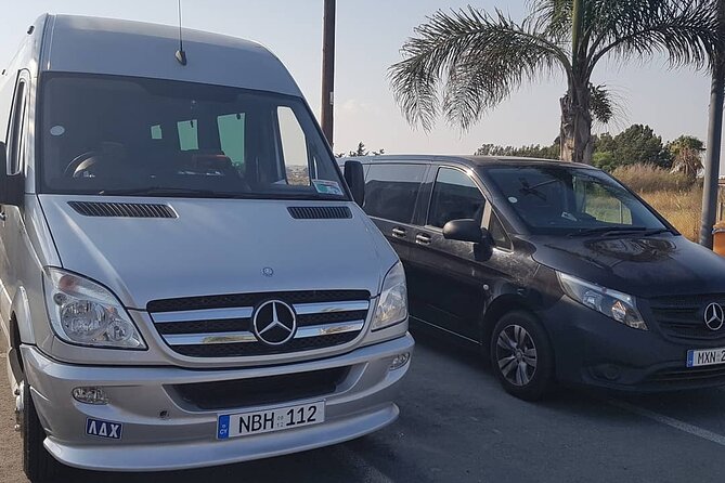 Cyprus Larnaca Airport Private Transfers to Protaras 1-8 Passengers - Pickup and Drop-off