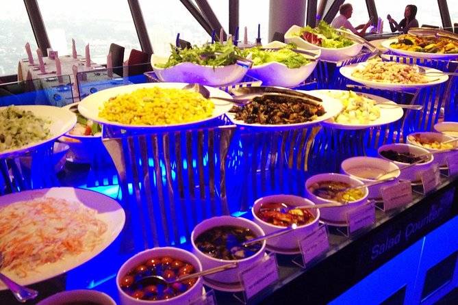 Dining at ARAS Revolving Restaurant KL Tower With Return Transfer - Buffet Dinner Offerings