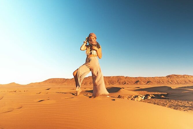 Dubai Private Evening 4x4 Red Desert Safari&Camel Ride,BBQ Dinner - Meeting and Pickup