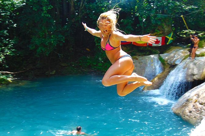 Falmouth Shore Excursion: Blue Hole and Secret Falls Express Plus Shopping - Natural Attractions