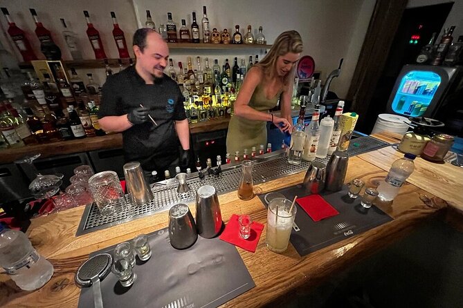 Greek Cocktail Experience in Santorini - Experiencing Bartender Techniques and Equipment