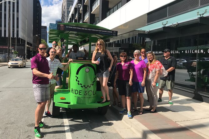 Halifax Waterfront Solar-Powered Pedal Bus Food/Drink Tour! - Accessibility Information