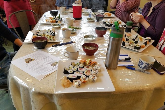 Hands on Sushi Rolls Class - Menu Overview