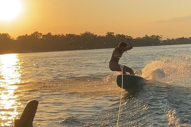 Hydrofoil and Surfing on the Rhine Behind a Motorboat - Health Considerations