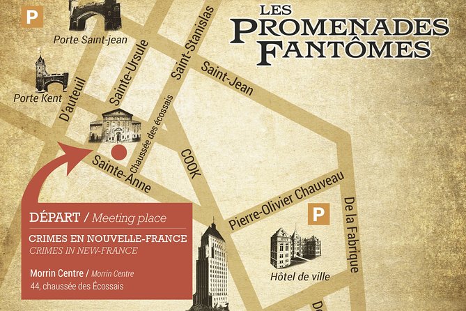 Interactive Street Theatre Crimes in New France - Booking Information