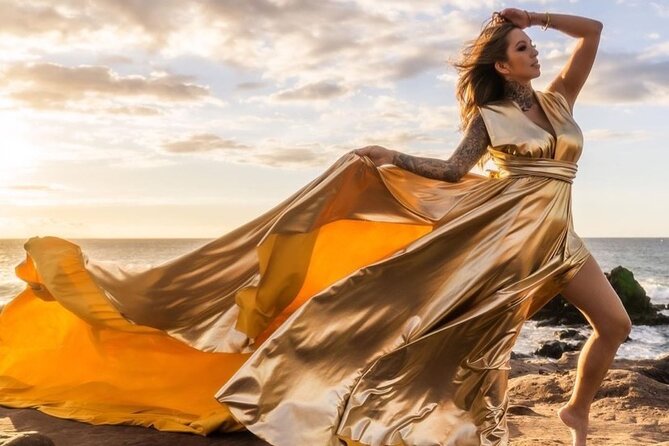 Maui Hi Flying Dress Private Photoshoot Experience - Stunning Scenic Backdrops