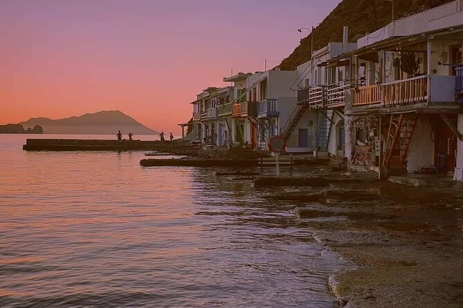 Milos Experience Private Sunset Road Trip - Visiting Plaka Castle