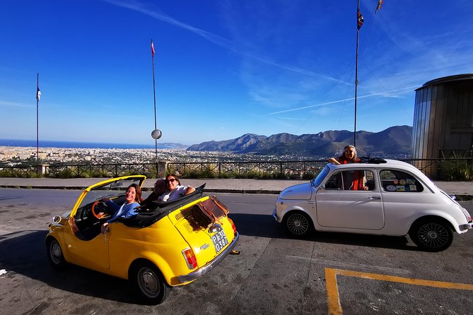 Palermo & Mondello: Vintage Fiat 500 Sightseeing Tour - Certified English-speaking Guide Option