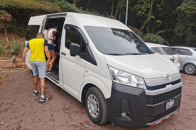 Private Airport Transfer To: San Salvador or El Tunco in a VAN - Booking Details