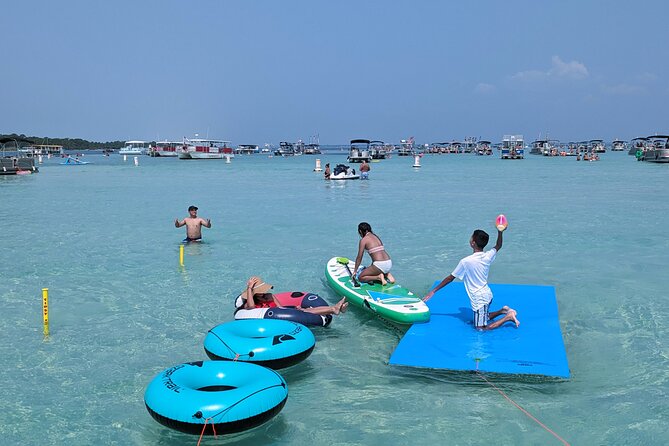 Private Captained Pontoon to Crab Island in Destin 3-6 Hrs. - Accessibility Information