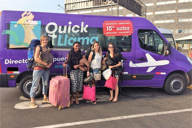 Private Transfer in Medium Van to Lima Airport (Quickllama Airport Shuttle) - Pickup Arrangements