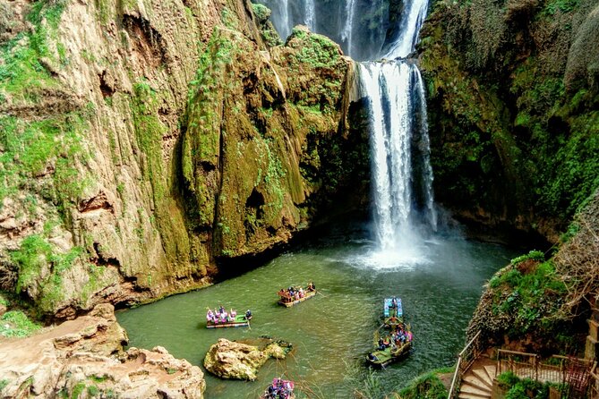 Private Trip Marrakech: Ouzoud Waterfalls Guided & Boat Ride - Exploring the Agafay Desert Landscapes